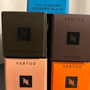 5 BNIB Nespresso Vertuo sleeves, various types